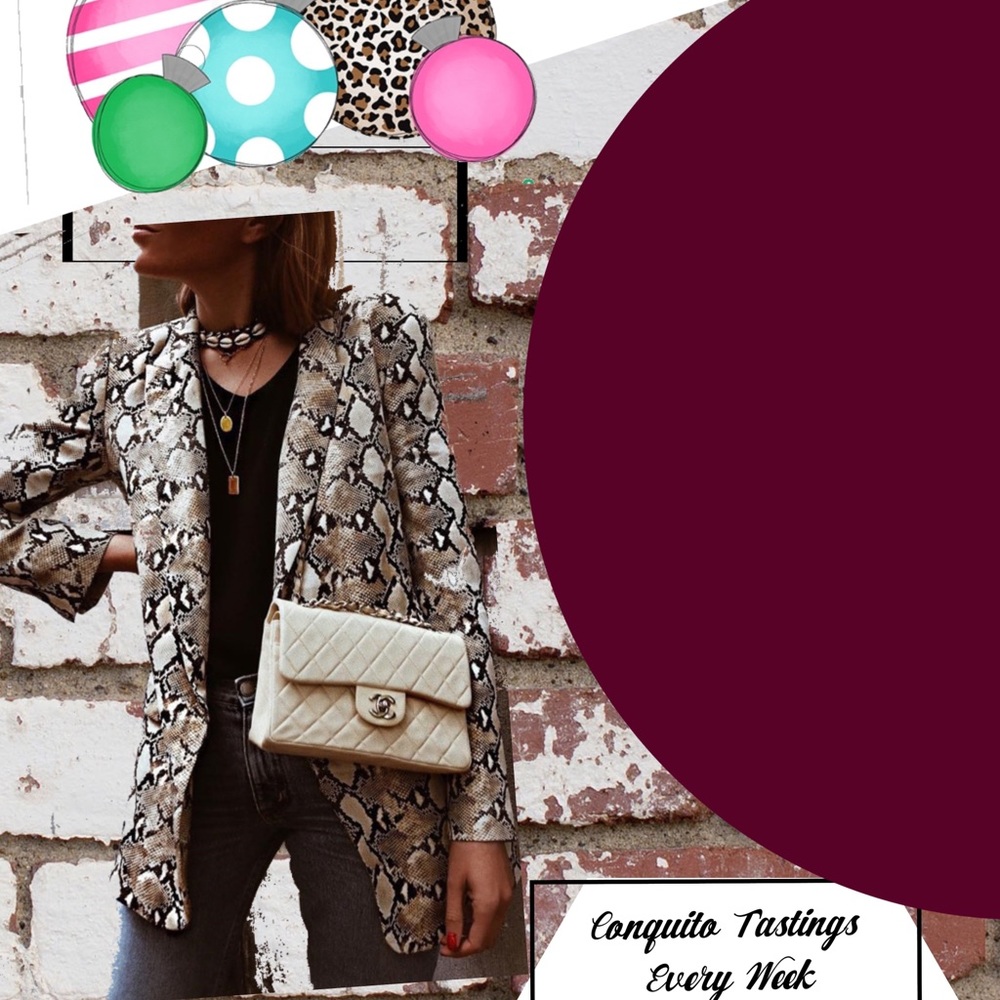 Snakeskin blazer